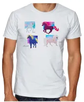 Camiseta adulto ou infantil cavalo de fogo princesa sarah  - Foto 3