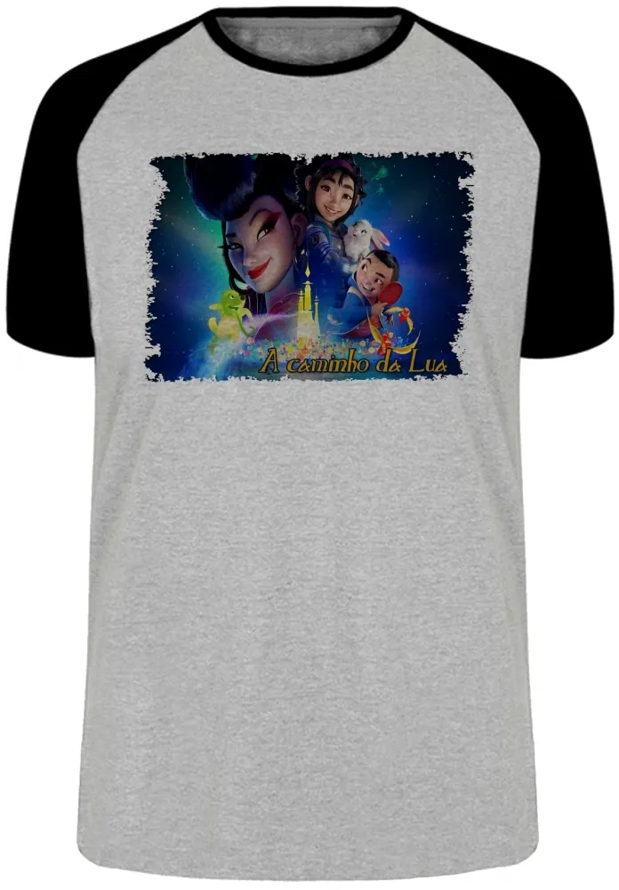 Camiseta adulto ou infantil A caminho da Lua Imagem
