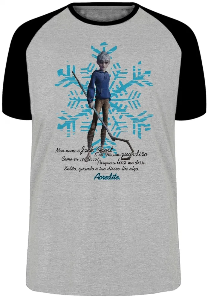 Camiseta adulto ou infantil A Origem dos Guardiões Jack Frost