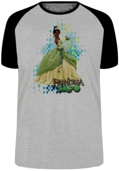 Camiseta adulto ou infantil A Princesa e o Sapo