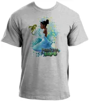 Camiseta adulto ou infantil A princesa e o Sapo vestido - Foto 3