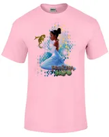 Camiseta adulto ou infantil A princesa e o Sapo vestido - Foto 5