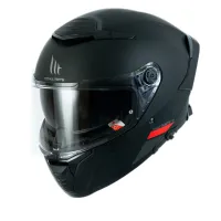 CAPACETE MT THUNDER 4 SV A1 PRETO FOSCO - Foto 4
