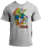 Camiseta adulto ou infantil adventure time finn jake e meninas - Foto 3