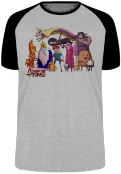 Camiseta adulto ou infantil adventure time todos personagens