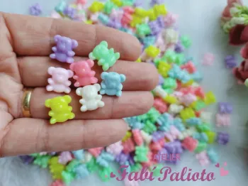 DI42 Miçangas lisas ursinhos - Foto 2