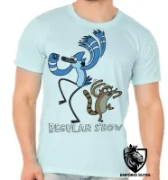 Camiseta adulto ou infantil Apenas show modercai rigby dança - Foto 4