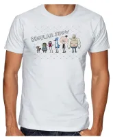 Camiseta adulto ou infantil Apenas um show personagens - Foto 2