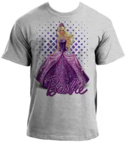 Camiseta adulto ou infantil Barbie roxa boneca - Foto 2