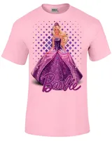 Camiseta adulto ou infantil Barbie roxa boneca - Foto 4