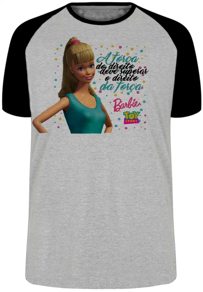 Camiseta adulto ou infantil Barbie toy story direito da força Imagem