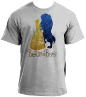 Camiseta adulto ou infantil Beauty and the Beast bela fera disney - Foto 3