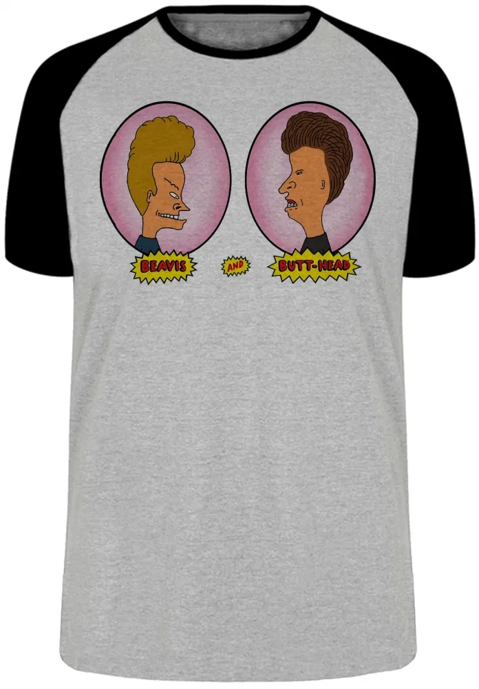 Camiseta adulto ou infantil Beavis and Butt head balões rosa