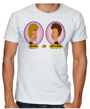 Camiseta adulto ou infantil Beavis and Butt head balões rosa - Foto 2