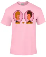 Camiseta adulto ou infantil Beavis and Butt head balões rosa - Foto 5