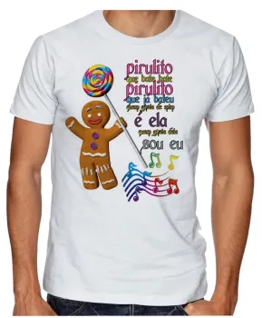 Camiseta adulto ou infantil Biscoito shrek cantando pirulito que bate bate - Foto 2