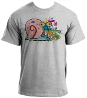 Camiseta adulto ou infantil Bob esponja Gary Meow caracol - Foto 3