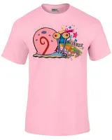 Camiseta adulto ou infantil Bob esponja Gary Meow caracol - Foto 5