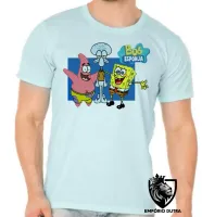 Camiseta adulto ou infantil Bob Esponja Patrick Lula Molusco - Foto 4
