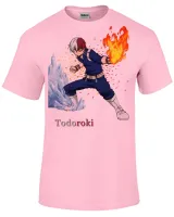 Camiseta adulto ou infantil boku no hero Todoroki anime - Foto 5