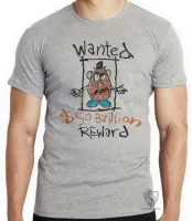 Camiseta adulto ou infantil Cabeça de batata wanted - Foto 4