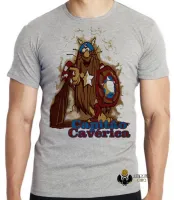 Camiseta adulto ou infantil capitão caverna america caverica heroi - Foto 4