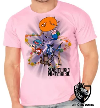 Camiseta adulto ou infantil Cartoon Network personagens desenho - Foto 2
