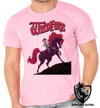 Camiseta adulto ou infantil Cavalo de Fogo princesa sarah - Foto 2