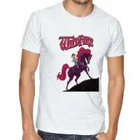 Camiseta adulto ou infantil Cavalo de Fogo princesa sarah - Foto 3