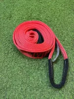 CINTA DE REBOQUE 6M X 15 TON VERMELHA 75MM CAMADA DUPLA (EDIÇÃO LIMITADA) - Foto 2