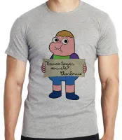 Camiseta adulto ou infantil clarencio o otimista desenho - Foto 4