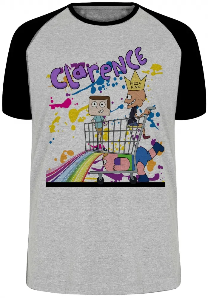 Camiseta adulto ou infantil Clarêncio otimista supermercado Imagem