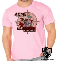 Camiseta adulto ou infantil Coiote ACME foguete papaleguas - Foto 4
