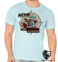 Camiseta adulto ou infantil Coiote ACME foguete papaleguas - Foto 5