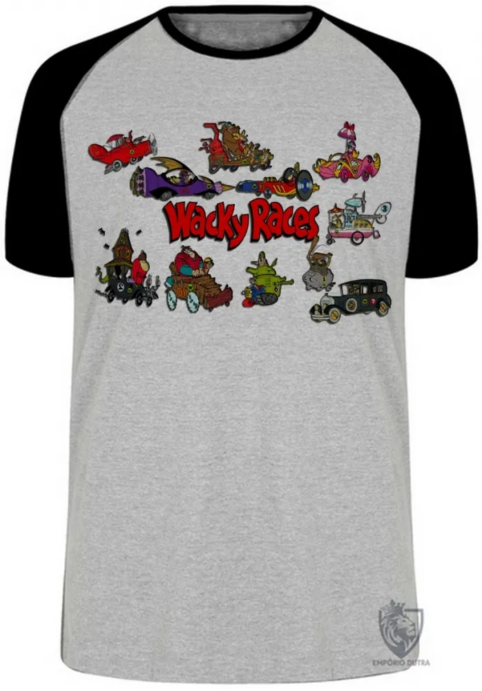 Camiseta adulto ou infantil corrida maluca mutley dick vigarista turma