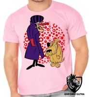 Camiseta adulto ou infantil Dick Vigarista Mutley corrida maluca - Foto 2