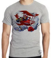 Camiseta adulto ou infantil Dick vigarista mutttley pegue o pombo avião hanna barbera - Foto 3
