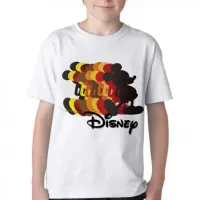 Camiseta adulto ou infantil Disney Mickey mouse desenho - Foto 3