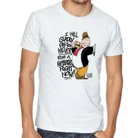 Camiseta adulto ou infantil Dudu marinheiro popeye hamburger - Foto 3