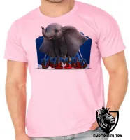 Camiseta adulto ou infantil Dumbo elefante - Foto 4