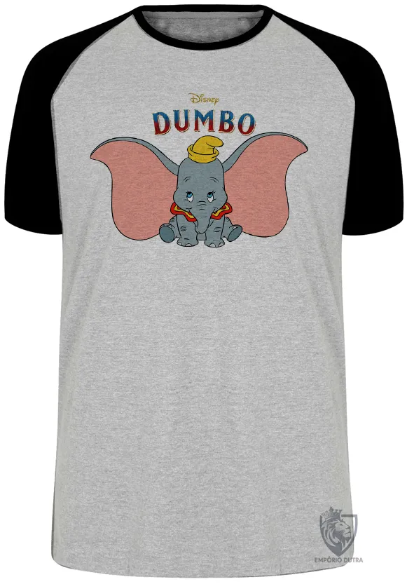 Camiseta adulto ou infantil Dumbo desenho