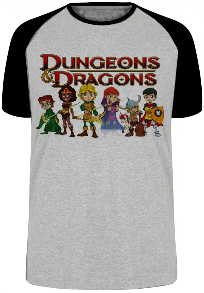 Camiseta adulto ou infantil Dungeons e Dragons caverna dragão Imagem