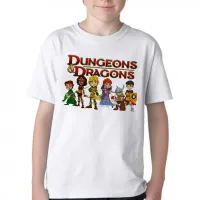 Camiseta adulto ou infantil Dungeons e Dragons caverna dragão - Foto 4