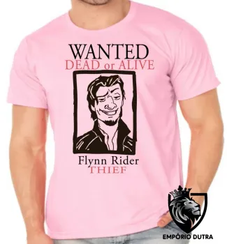 Camiseta adulto ou infantil Enrolados rapunzel Flynn Rider - Foto 2