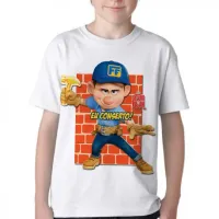 Camiseta adulto ou infantil Félix eu conserto detona ralph - Foto 2