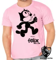 Camiseta adulto ou infantil Félix gato the cat gatinho - Foto 4