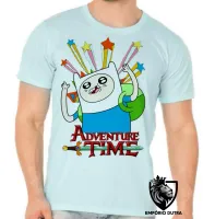 Camiseta adulto ou infantil Finn estrelas Hora da Aventura - Foto 5