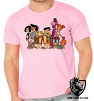 Camiseta adulto ou infantil Flinstones desenho antigo flintstones hanna barbera familia - Foto 2