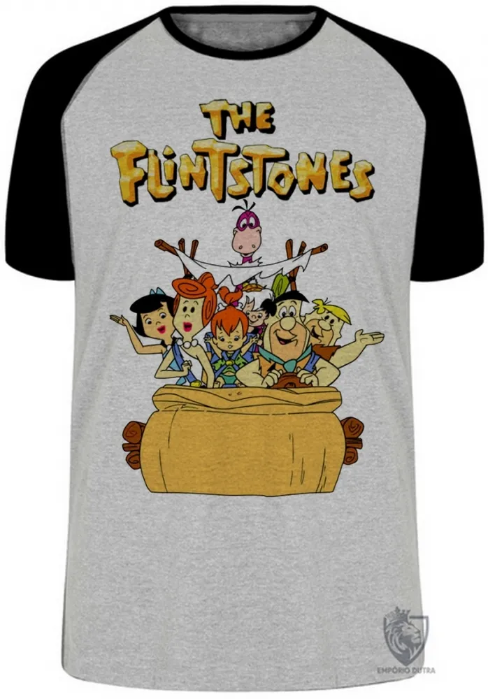 Camiseta adulto ou infantil flinstones the flintstones desenho antigo hanna barbera