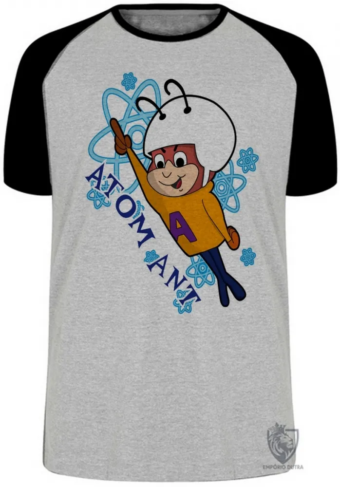 Camiseta adulto ou infantil formiga atomica atom ant desenho antigo hanna barbera Imagem
